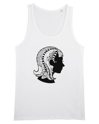Fecioara-zodiac B&W White