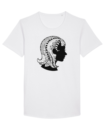 Fecioara-zodiac B&W White