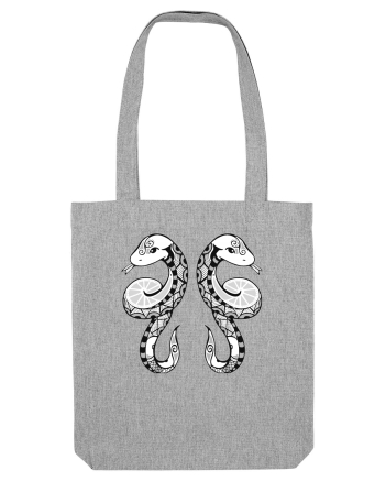 Gemeni-zodiac B&W Heather Grey