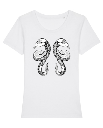 Gemeni-zodiac B&W White