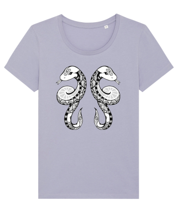 Gemeni-zodiac B&W Lavender