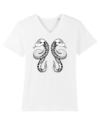 Gemeni-zodiac B&W White