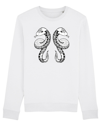 Gemeni-zodiac B&W White
