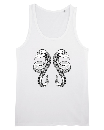Gemeni-zodiac B&W White