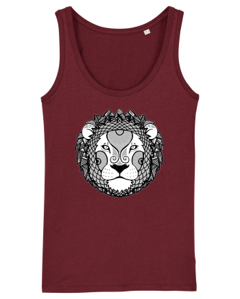 Leu-zodiac B&W Burgundy