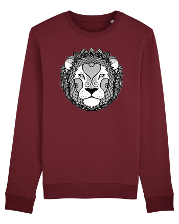 Leu-zodiac B&W Burgundy
