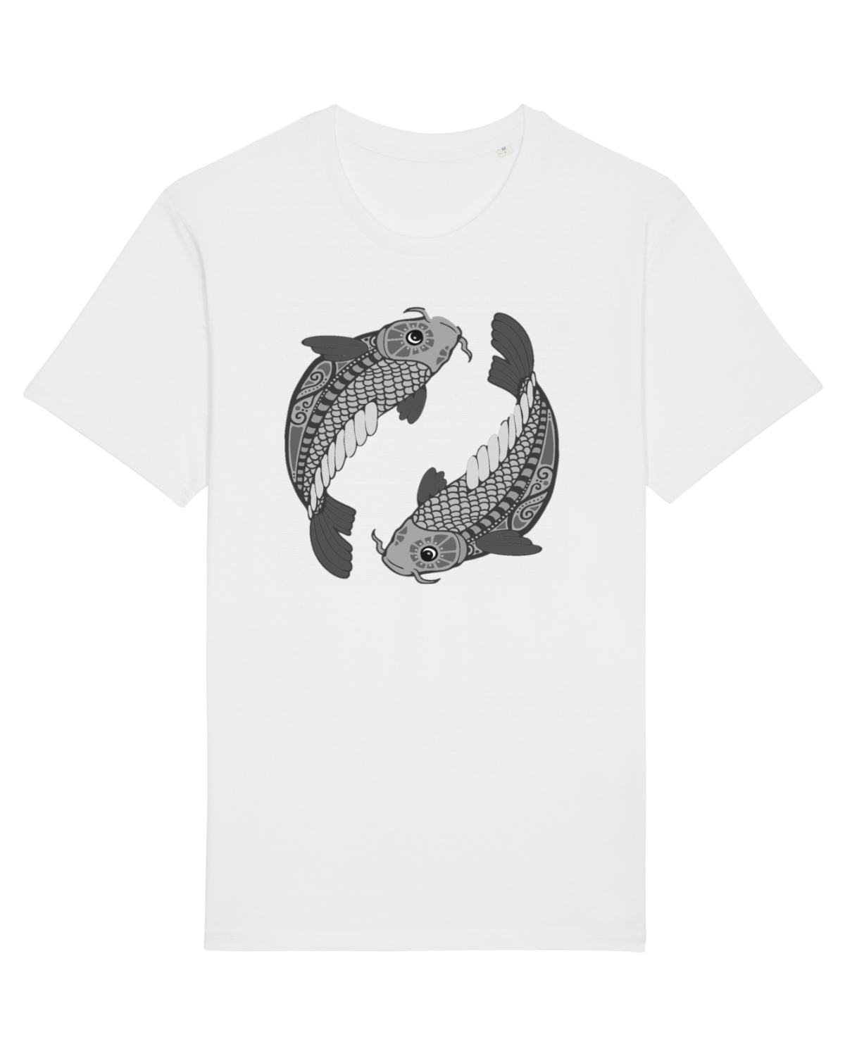 Tricou mânecă scurtă Unisex Rocker White