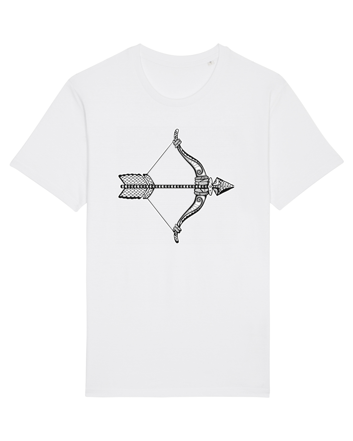 Tricou mânecă scurtă Unisex Rocker White