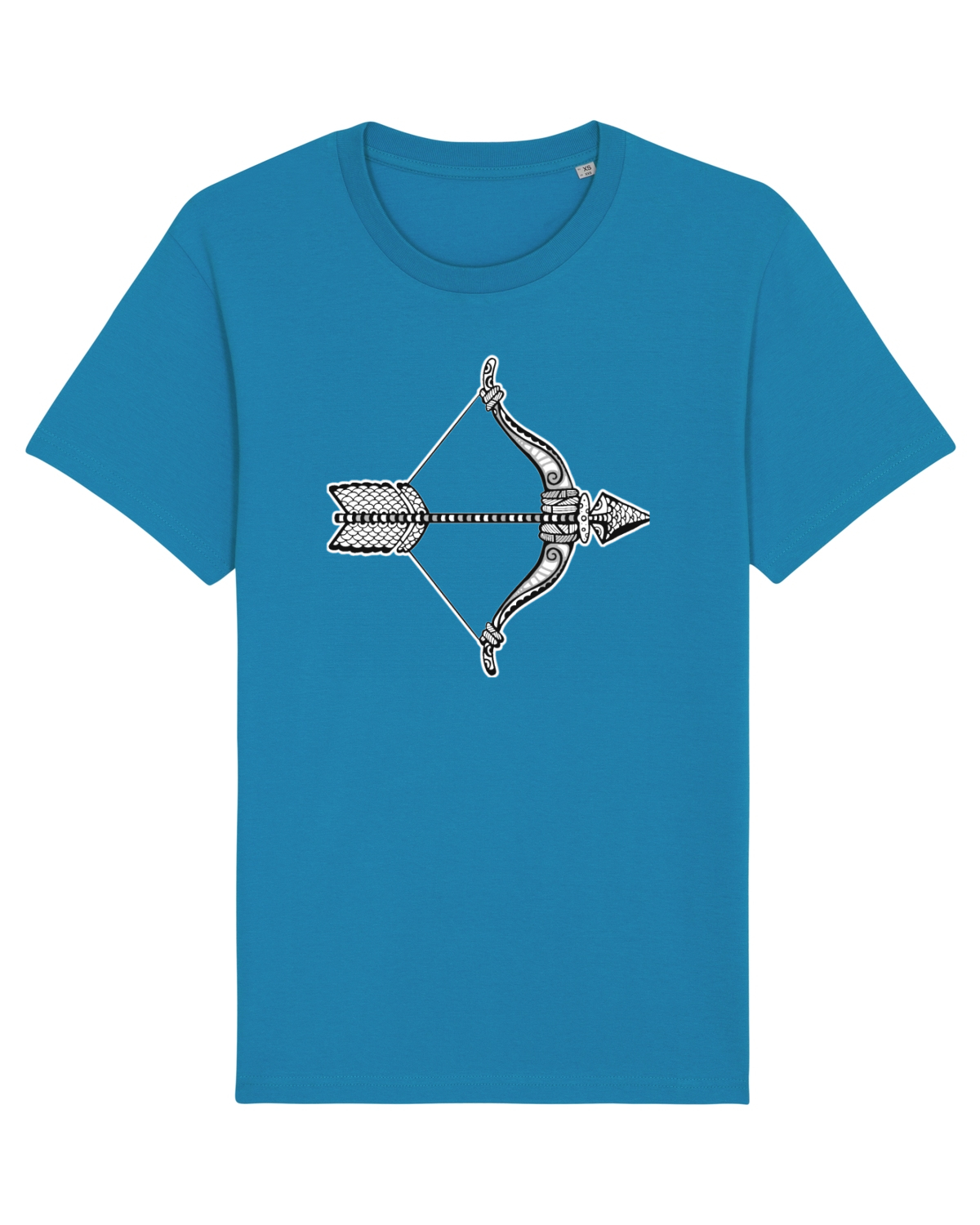 Tricou mânecă scurtă Unisex Rocker Azur