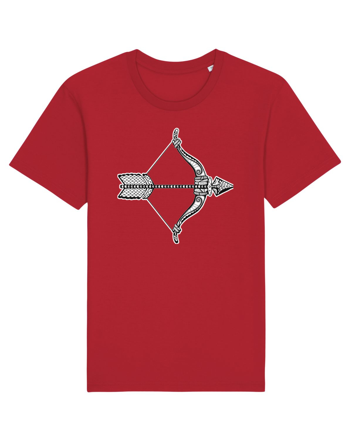 Tricou mânecă scurtă Unisex Rocker Red