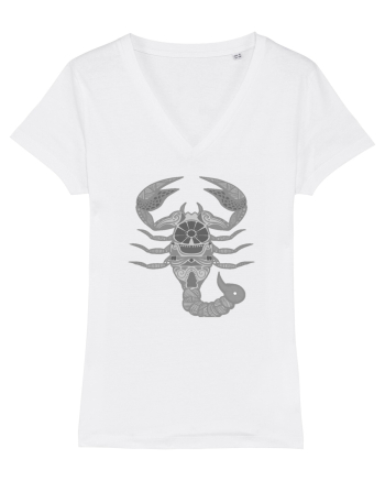 Scorpion-zodiac B&W White