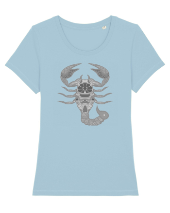 Scorpion-zodiac B&W Sky Blue