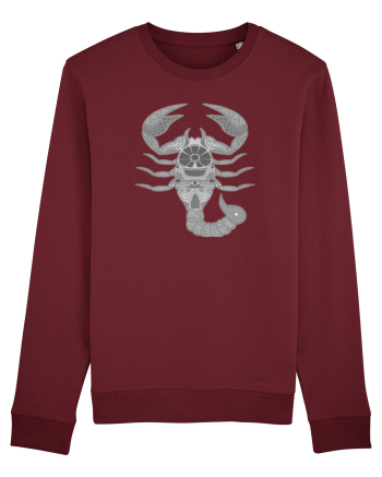 Scorpion-zodiac B&W Burgundy