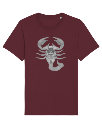 Scorpion-zodiac B&W Burgundy