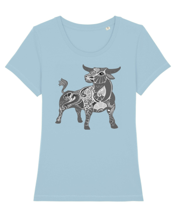 Taur-zodiac B&W Sky Blue