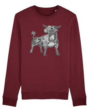 Taur-zodiac B&W Burgundy