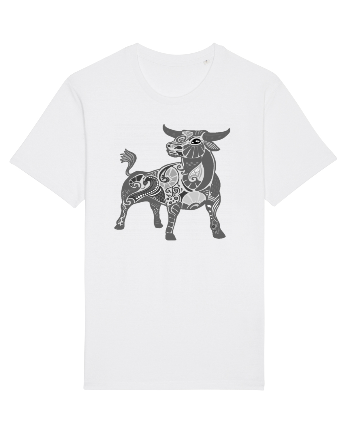 Tricou mânecă scurtă Unisex Rocker White