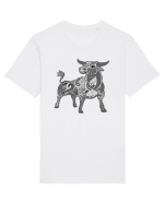 Taur-zodiac B&W Tricou mânecă scurtă Unisex Rocker
