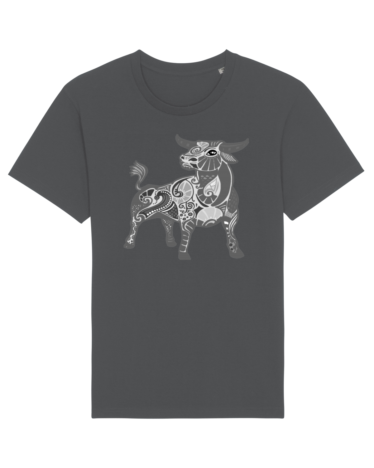 Tricou mânecă scurtă Unisex Rocker Anthracite