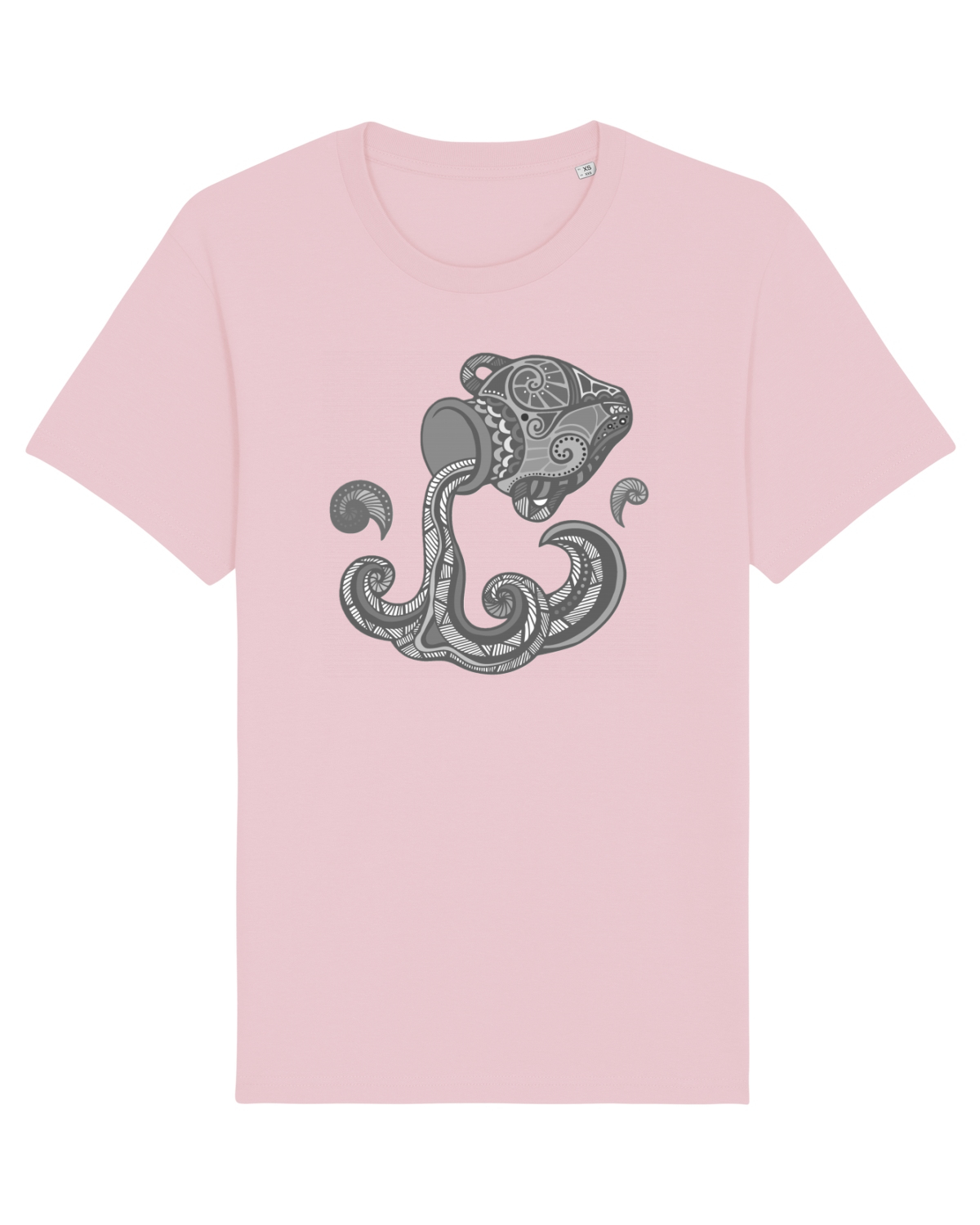 Tricou mânecă scurtă Unisex Rocker Cotton Pink