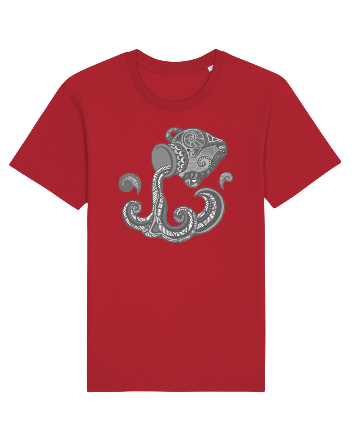 Tricou mânecă scurtă Unisex Rocker Red