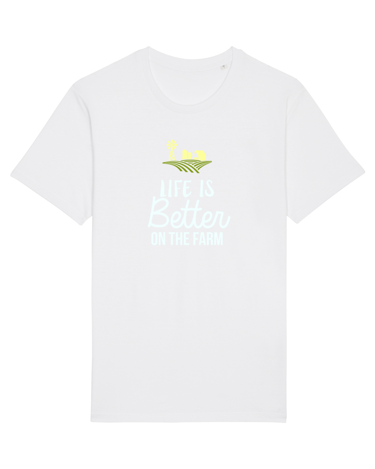 Tricou mânecă scurtă Unisex Rocker White