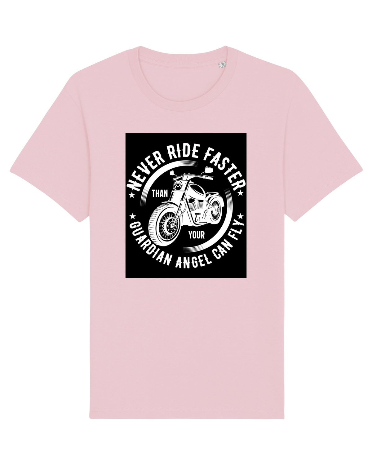 Tricou mânecă scurtă Unisex Rocker Cotton Pink