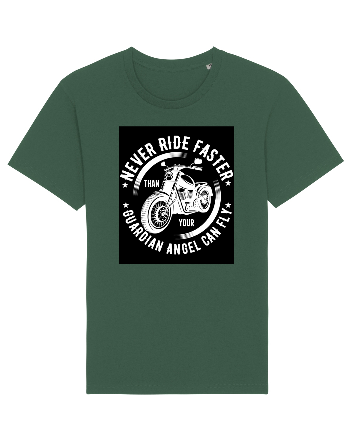 Tricou mânecă scurtă Unisex Rocker Bottle Green