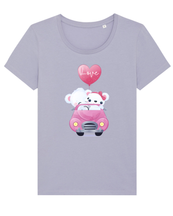 Valentine Polar Bear Love Lavender