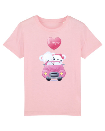 Valentine Polar Bear Love Cotton Pink