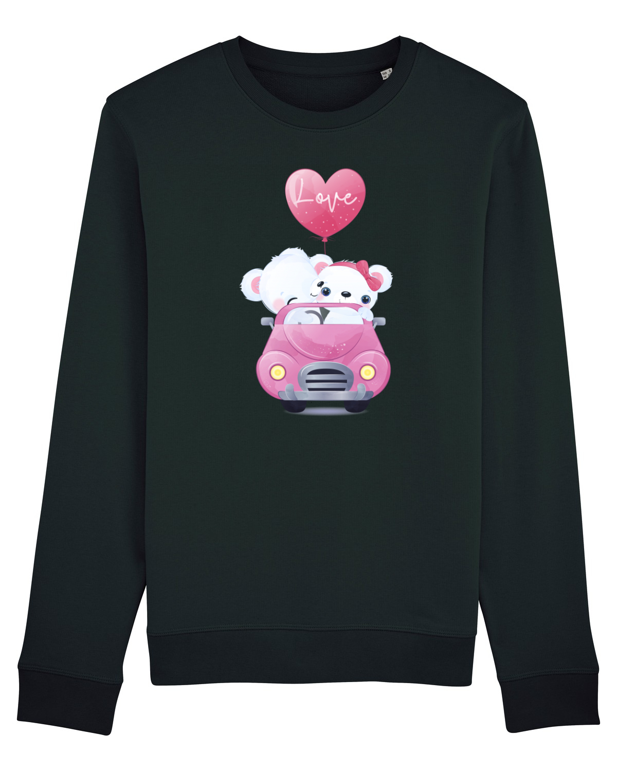 Bluză mânecă lungă Unisex Rise Black