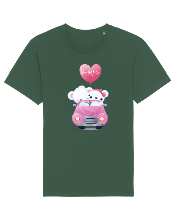 Valentine Polar Bear Love Bottle Green