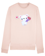 Valentine Polar Bear Happy Bluză mânecă lungă Unisex Rise