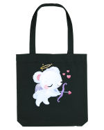 Valentine Polar Bear Cupid Sacoșă textilă