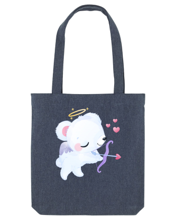 Valentine Polar Bear Cupid Midnight Blue