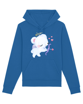 Valentine Polar Bear Cupid Royal Blue