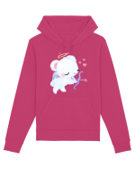 Valentine Polar Bear Cupid Hanorac Unisex Drummer