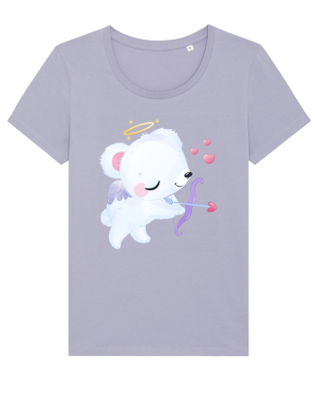 Valentine Polar Bear Cupid Lavender
