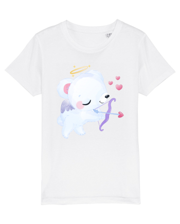 Valentine Polar Bear Cupid White