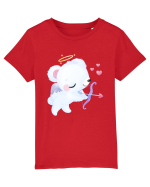Valentine Polar Bear Cupid Tricou mânecă scurtă  Copii Mini Creator