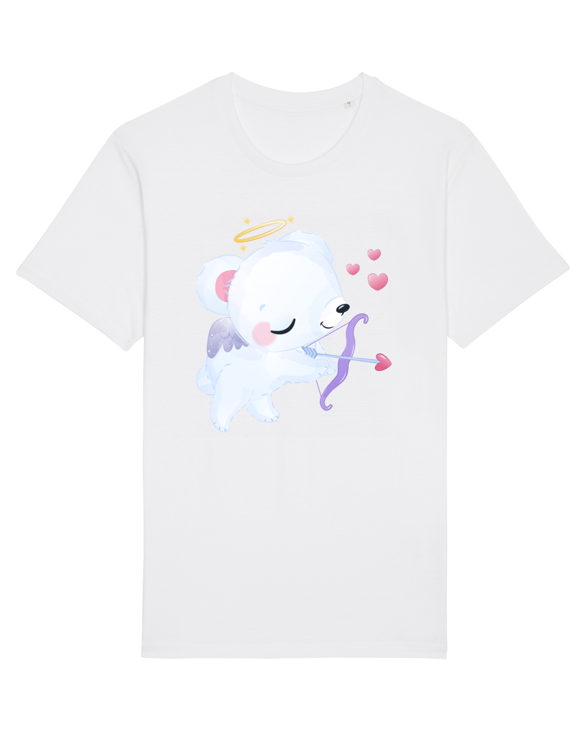 Tricou mânecă scurtă Unisex Rocker White