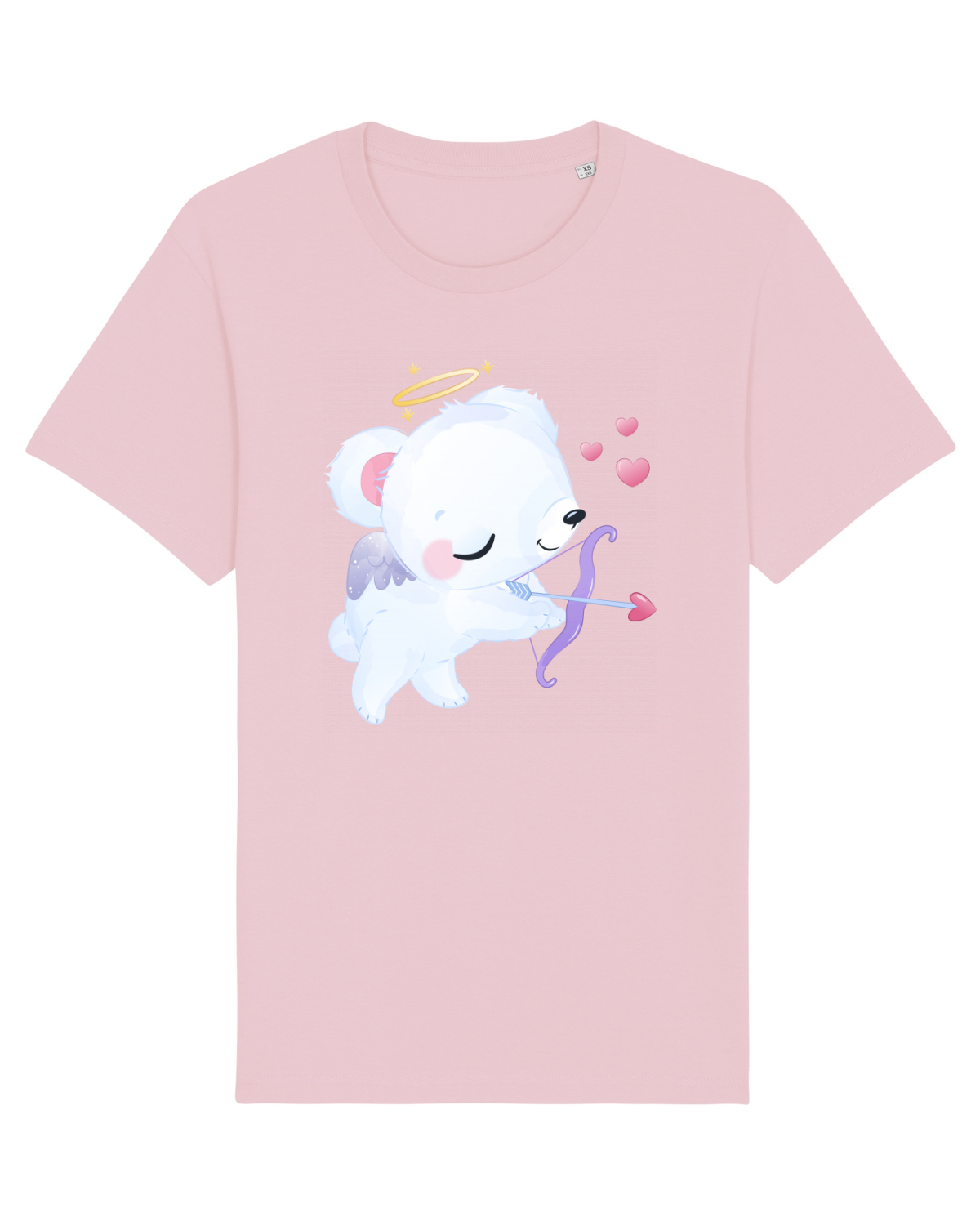 Tricou mânecă scurtă Unisex Rocker Cotton Pink