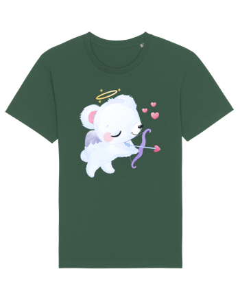 Valentine Polar Bear Cupid Bottle Green