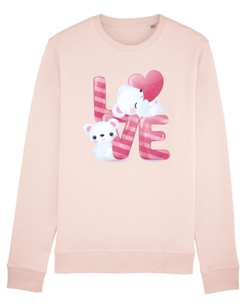 Valentine Polar Bear In Love Candy Pink