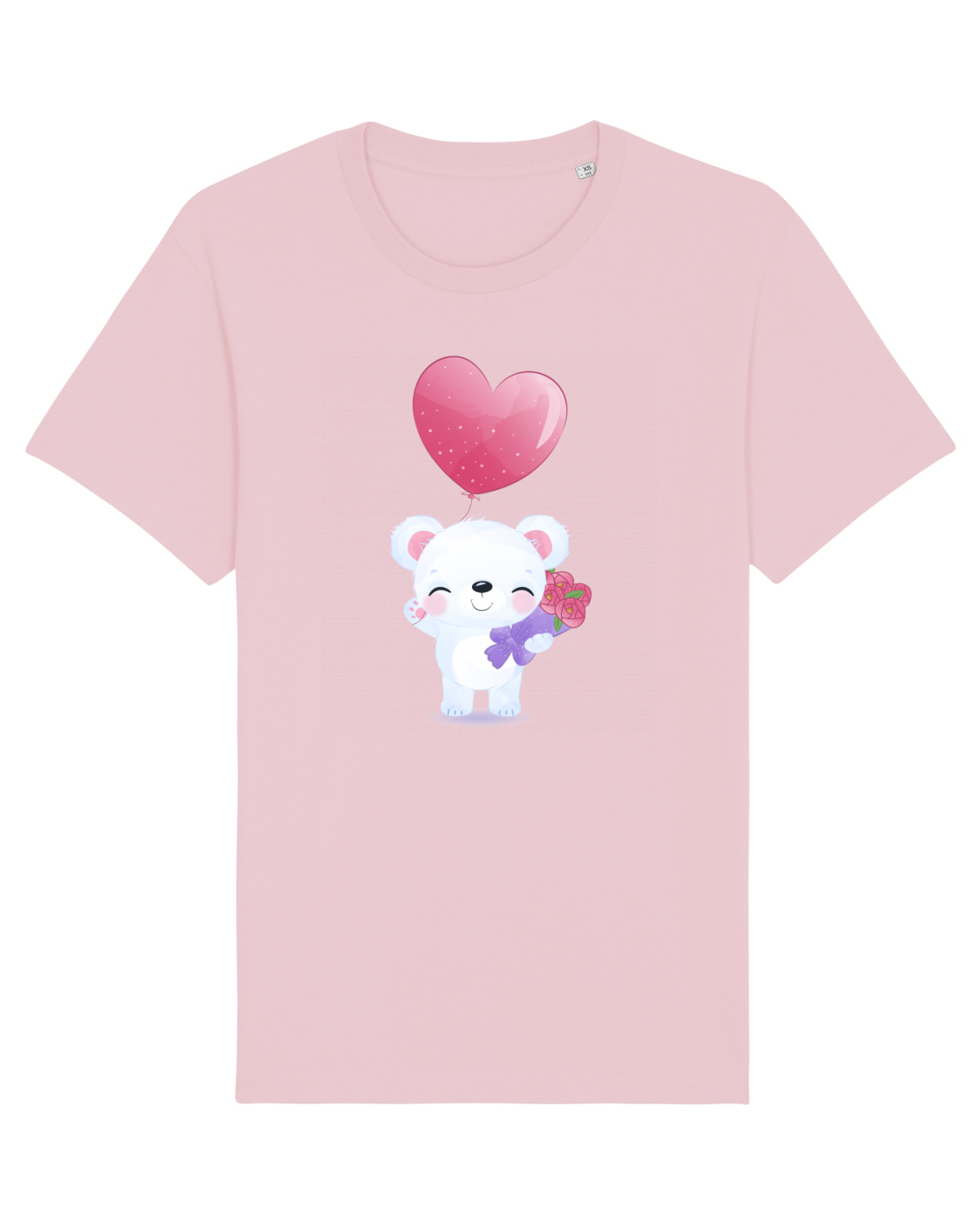 Tricou mânecă scurtă Unisex Rocker Cotton Pink