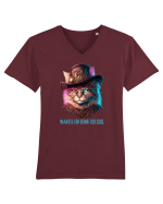 Wanted for being too cool Tricou mânecă scurtă guler V Bărbat Presenter