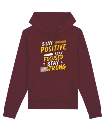 Positive Focused Strong Burgundy