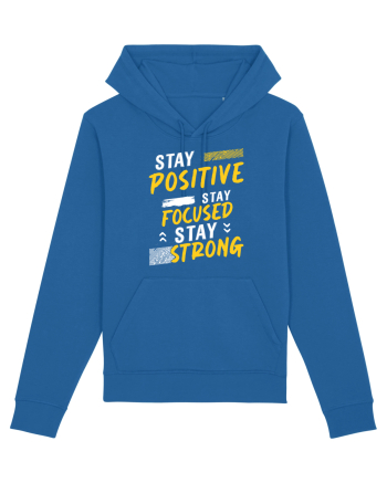 Positive Focused Strong Royal Blue