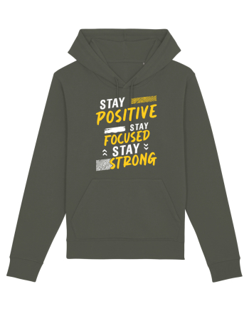 Positive Focused Strong Khaki