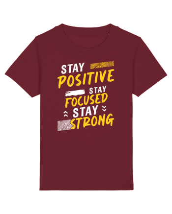 Positive Focused Strong Burgundy